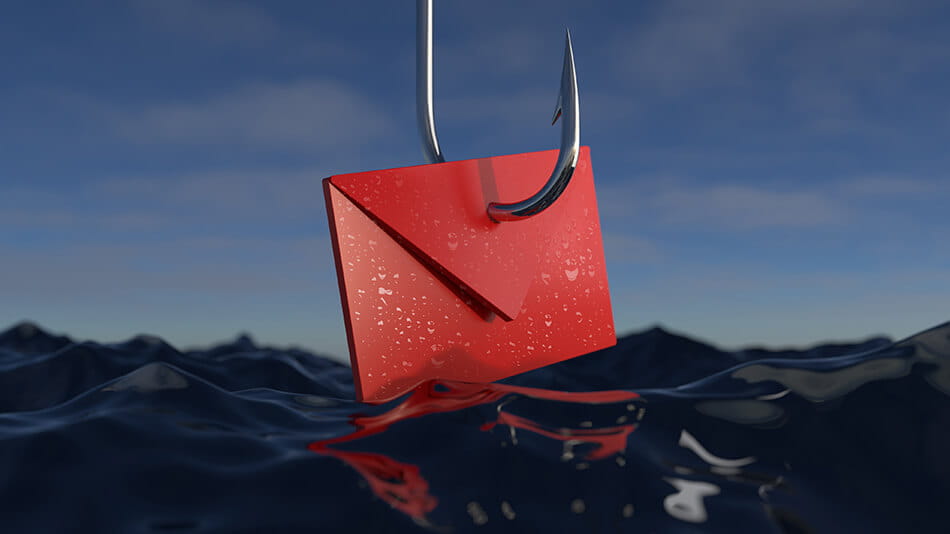 Phishing emails can install ransomware with just one click.