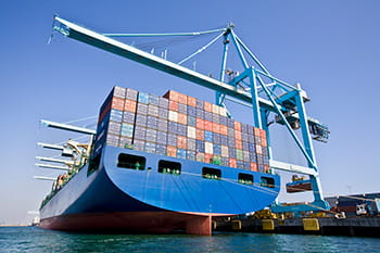 Photo of container ship